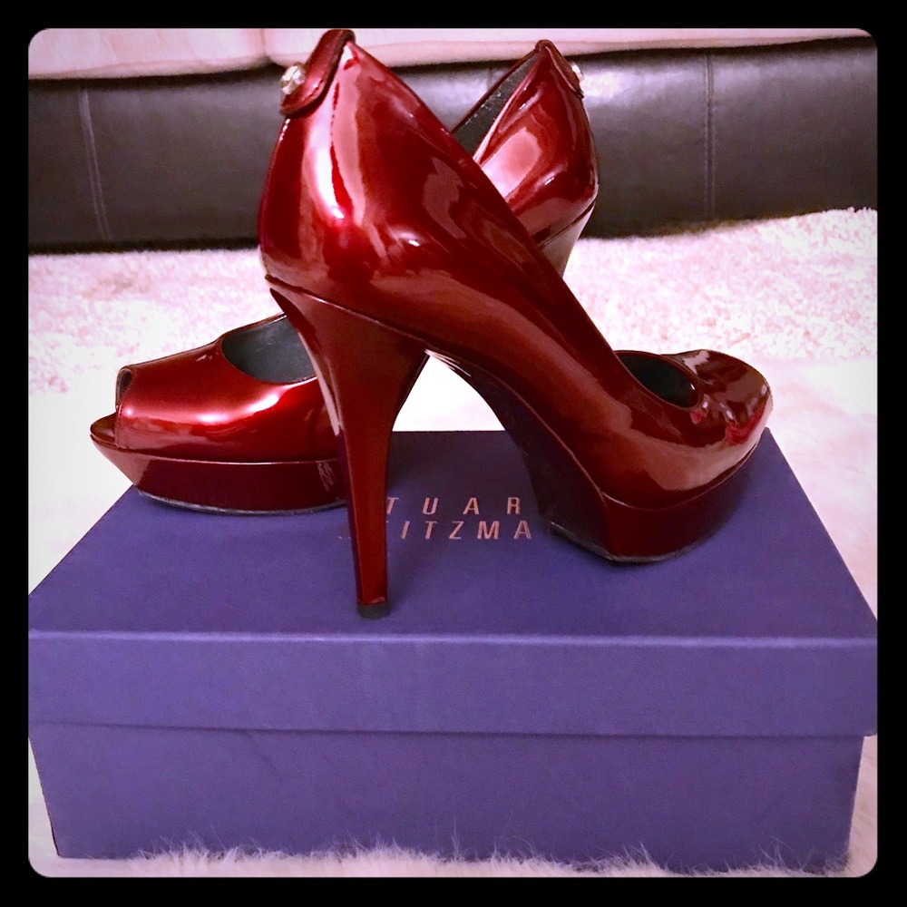 Stuart Weitzman Stage Fire Quasar pumps